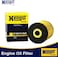 Hengst E1001H D28 Engine Oil Filter for Porsche Cayenne Models [1 Set]