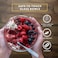 Lushh Cereal Breakfast Ice Cream Pasta Soup Bowl, Insulating Double-Walled Glass Keeps Food Hot &amp; Cold and Safe-To-Touch,2Pcs Set 500 ML