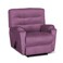 In House Velvet Rocking &amp; Rotating Recliner Chair - Light Purple - AB03