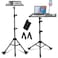 Wownect Projector Tripod Stand With Wheels, Phone Holder Rolling Laptop Desk Tripod For Stage, Studio, DJ Equipment, Pack Of 1
