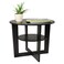 Coffee Table Black 59.6x59.6x60cm