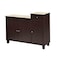 Home Style Della Kitchen Cabinet Walnut