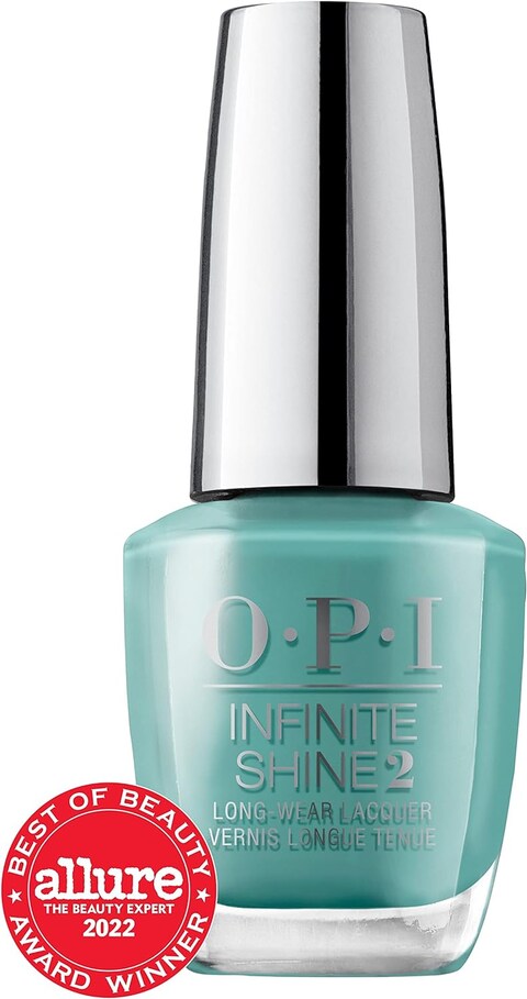 OPI Infinite Shine 2 Long-Wear Lacquer, Suzi-San Climbs Fuji-San, Green Long-Lasting Nail Polish, Tokyo Collection, 0.5 Fl Oz