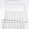 Generic Silver Kitchen Under Shelf Storage Basket Lightweight Metal Organiser Rack