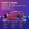 RENPHO Eye Massager with Heat and Bluetooth Music Rechargeable Eye Care Machine with 5 Modes - Gradient Purple