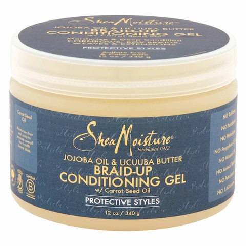 Shea Moisture Jojoba Oil And Ucuuba Butter Braid Up Conditioning Gel 340g