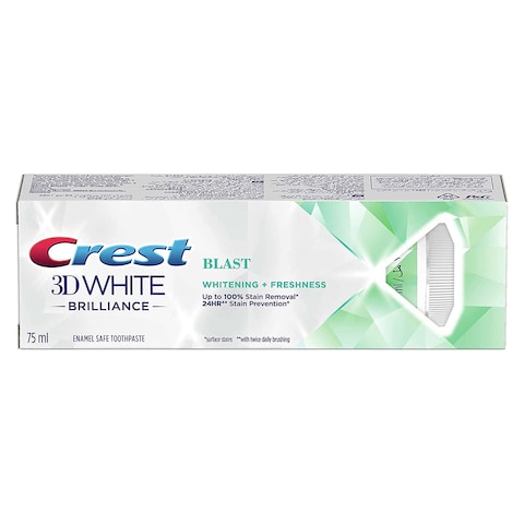 Crest 3D White Brilliance Blast Toothpaste - 75 Ml