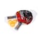 Sports Supreme Table Tennis Racket with Ball Set Multicolour 5 PCS