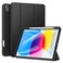 HYX Case For iPad 10th Generation Case 2022, iPad 10.9 Inch 2022 Slim PU Trifold Stand Cover, Black