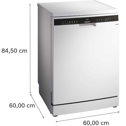 Siemens iQ300 Free-standing Dishwasher SN23HW65MM White 60cm