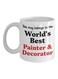 muGGyz World's Best Judge Mug Occupational Printed Coffee Mug White/Black/Red 8x9.5x8centimeter