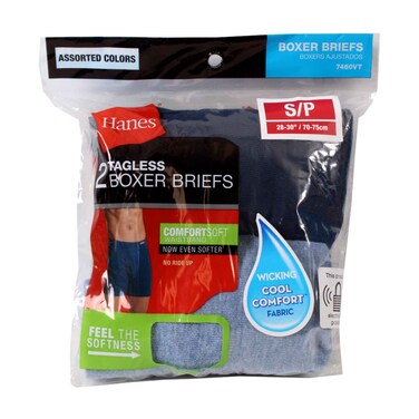 Hanes Mens Boxer Brief Small No RefundExchange for Hygienic Item