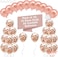 Katchon Rose Gold Confetti Balloons, Pack Of 30, 12 Inch I Great For Bridal Shower Decoration, Birthday Party, Bridal Shower Balloons, Pre-FilLED Rose Gold Confetti Metallic Latex Balloons For Wedding