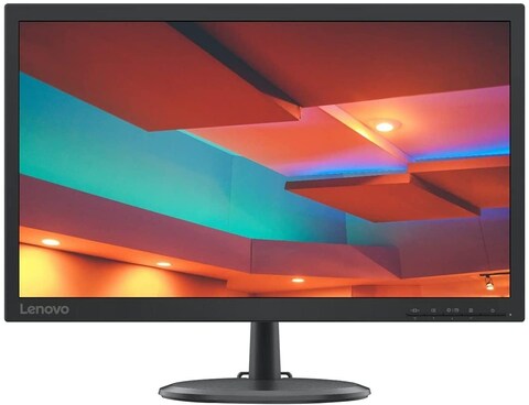 Lenovo C22-20 21.5&#39;&#39; FHD Monitor 5 ms VGA+HDMI, Cable Included VGA- Raven Black