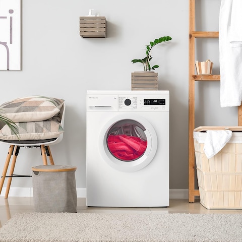 Frigidaire 8Kg Freestanding Front Load Washing Machine, FWF824A5W (1200 rpm), 2 Years Warranty