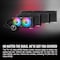Thermaltake Th360 V2 Ultra ARGB Sync/Alo Liquid Cooler/ARGB Fan 120 * 3/PWM 500~1500Rpm/Water Block 2.1&quot; Lcd/Black, Cl-W384-Pl12Sw-A