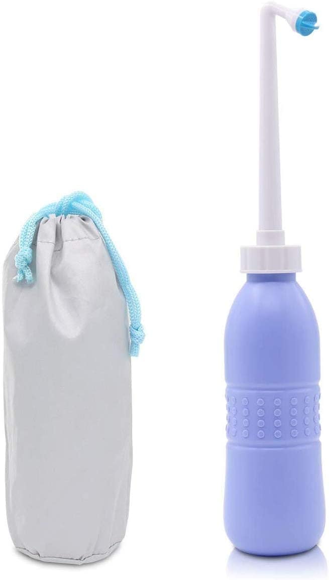 Buy 650 ml Large Portable shattaf Bidet Bottle Handheld Travel Toilet ...