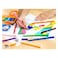 BIC Kids Visa Fine Point Felt-tip Colouring Pens - Assorted Colours, 12 Special Size Cardboard Case