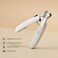 Dogs Cat Nail Clippers with Light and File, Bloodline Safety Guard to Avoid Over-Cutting Pets Clippers, Professional Claw Trimmer for Cats and Dogs