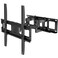 ICS Full Motion Articulating TV Wall Mount Swivel Tilting Bracket Fit for 32-70 In Flat &amp; Curved TVs Black