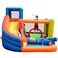 Rainbow Toys Inflatable Castles Bouncy Slides Jumping Pad with Slide Household Children Recreation Inflatable Water Park Paddling Pool Water Spray