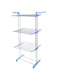 Beauenty 3 Layered Clothes Dryer Silver/Blue 170x64centimeter