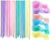 Party Time 6 Rolls Pastel Colors Crepe Paper Streamers Colorful Pastel Theme Party Crepe Paper Hanging Decorations or Backdrop For Birthday Wedding Festival Party Supplies