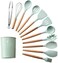Taembuy 12Pcs/Set Kitchenware Silicone Heat Resistant Kitchen Cooking Utensils Non-Stick Baking Tool Cooking Tool Sets