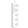JBQ SC5614 2500W 5 AC Outlets And 6 USB Charging Ports 2m Long Extension Cord For Home &amp; Office Power Strip