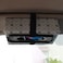Car Tissue Paper Box Holder Auto Rear Seat Headrest Support Hold Clip Sun Visor Tissue Box Holder,Car Mount Organizer (Black)