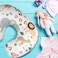 Kidz Klub Ron Safari Nursing Pillow - 100% Cotton Printed Kids Design - Nursing Support For Breastfeeding, Bottle Feeding, And Bonding - Size: 60 x 58 x 15cm