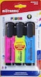 Motarro-Highlighters - Mini TextMarkers Pastel and Fluorescent Colours 3PCS (MC045-13)