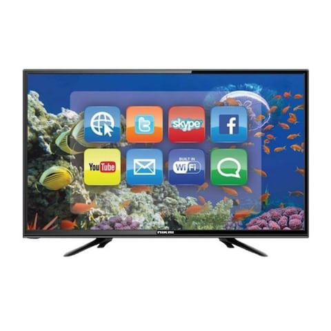 Nikai UHD65SLED 1 RAM 8GB ROM Ultra HD Smart TV 65 Inch Black