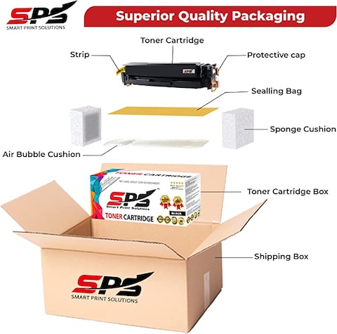 SPS 2x Compatible for HP 83A CF283A Black Toner for HP LaserJet Pro MFP M 201 n prints 3000 pages