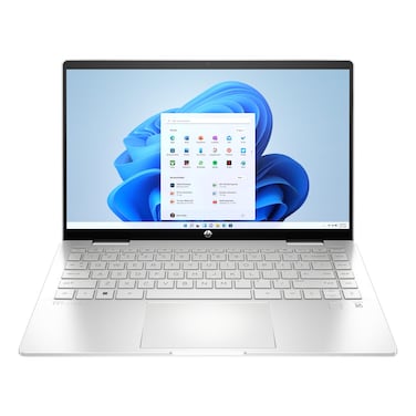 HP Pavilion x360 14-ek0023ne Convertible 2-In-1 Laptop, Intel Core i7-1255U, 16GB RAM, 1TB SSD, 14-inch FHD, Windows 11 Home, Natural Silver, English/Arabic Keyboard [7A5V0EA#ABV]