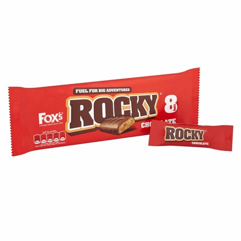 FOX&#39;S ROCKY CHOC 8 PACK 168G