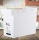 Aiwanto 1Pc Storage Box Movable Kitchen Storage Container Large Kitchen Home Bathroom Storage Box Tray White