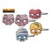 Haunted House Felt Scary Mask Multicolour Pack of 4