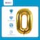Markq 40 inch Number Balloons, Large Gold Foil Helium Balloons for Anniversary Wedding Birthday Party Decoration Supplies (Number 0)