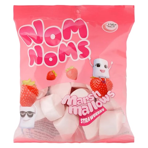 Nom Noms Sours Strawberry Marshmallows 150g