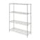 Cameltough - Wire Rack 91 X 35 X 137 Cm Chrome 4 Shelf - Htc-Wr604