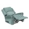 إن هاوس كرسي استرخاء هزاز منجد بالمخمل - تركواز فاتح - NZ120