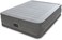 Intex Pvc Comfort Plush Air Bed Queen Size With Built-In Electric Air Pump, 64414, H36.2 X W50.4 X D19.2 Cm