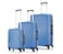Parajohn PJTR3174 3 Pcs  (20",24",28") 4 Wheels Trolley Luggage Set, Blue