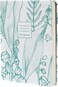 Collins Debden Tara A5 Ruled Notebook - White with Green Floral Design, Wear Resistant Covers and 192 Pages Premium Cream Paper