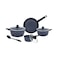 Winsor Forged Aluminium With Diamond Coating Cooking Set Blue 8 PCS