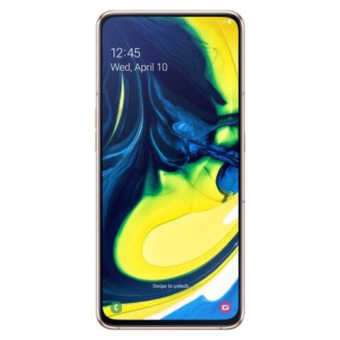Samsung Galaxy A80 - 6.7-inch 128GB/8GB Dual SIM 4G Mobile Phone - Angle Gold