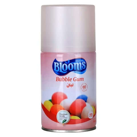 Blooms Air Freshener Replacement with Bubble Gum Scent - 250 ml