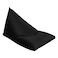 In House Ilkay Velvet Bean Bag Chair - Small - Black