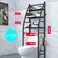 Metal Stand 3 Tier Shelves Over The Toilet Rack Bathroom Space Saving Storage Organizer Multipurpose Black